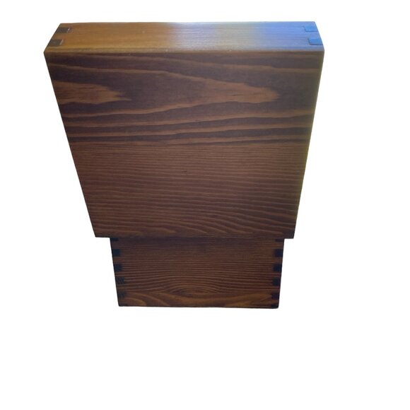 Handmade OOAK Trinket Box Jewely Box With Heart Shaped Mirror - Picture 5 of 9